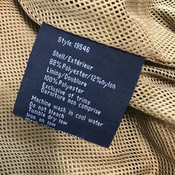 Dockers Stain Defender Men's Bomber Beige Tan Full Zip Jacket XL 19546 - Picture 6 of 14